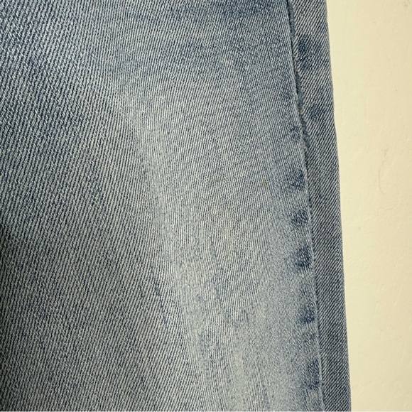 Levi’s 501 Low Rise Flare Destroyed Denim Jeans Grunge Punk Size 5 Juniors - Picture 8 of 8